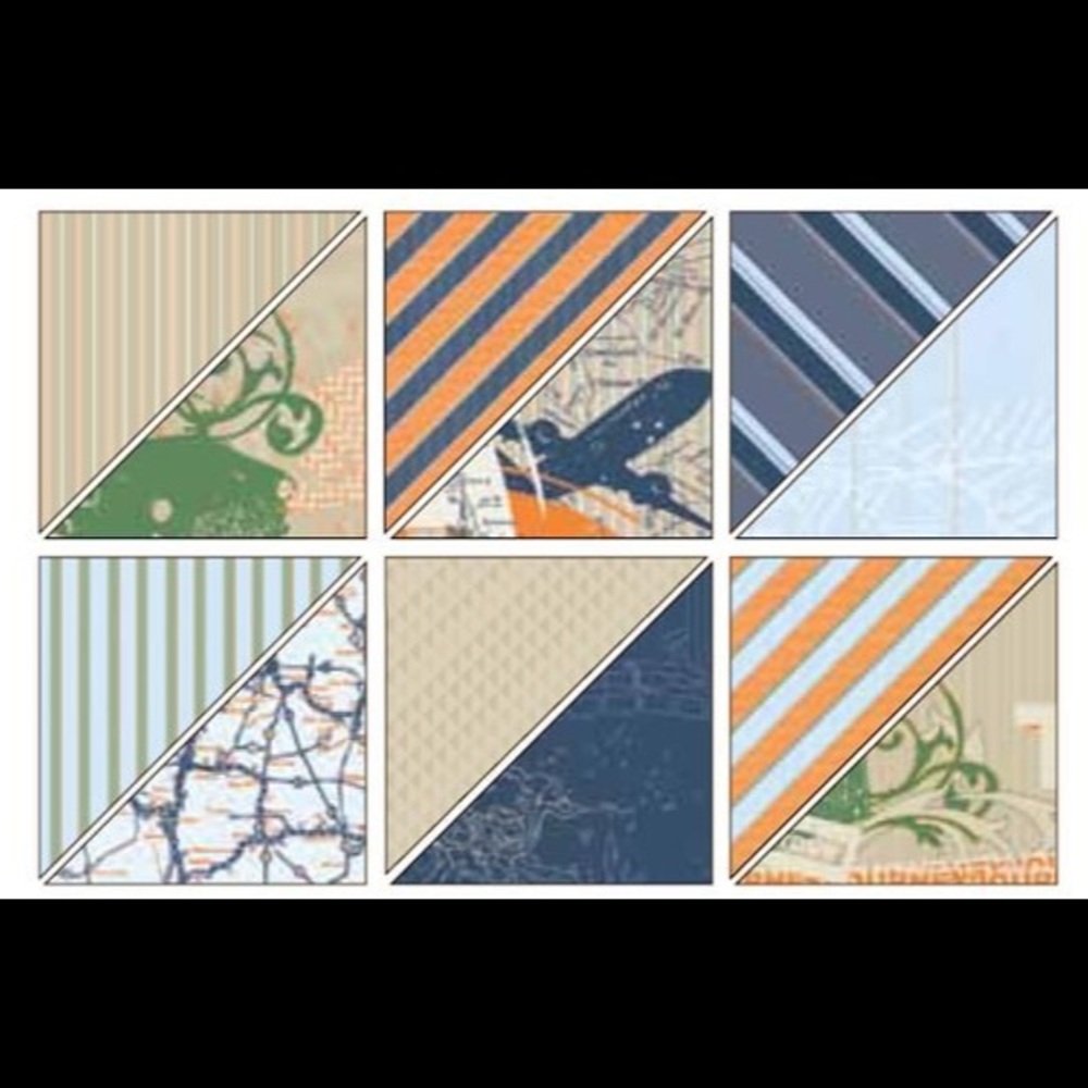 12x12 Travel Journal Stampin’ Up paper